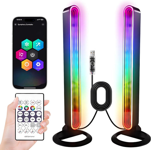 Dynamic RGB Desk Lights Set