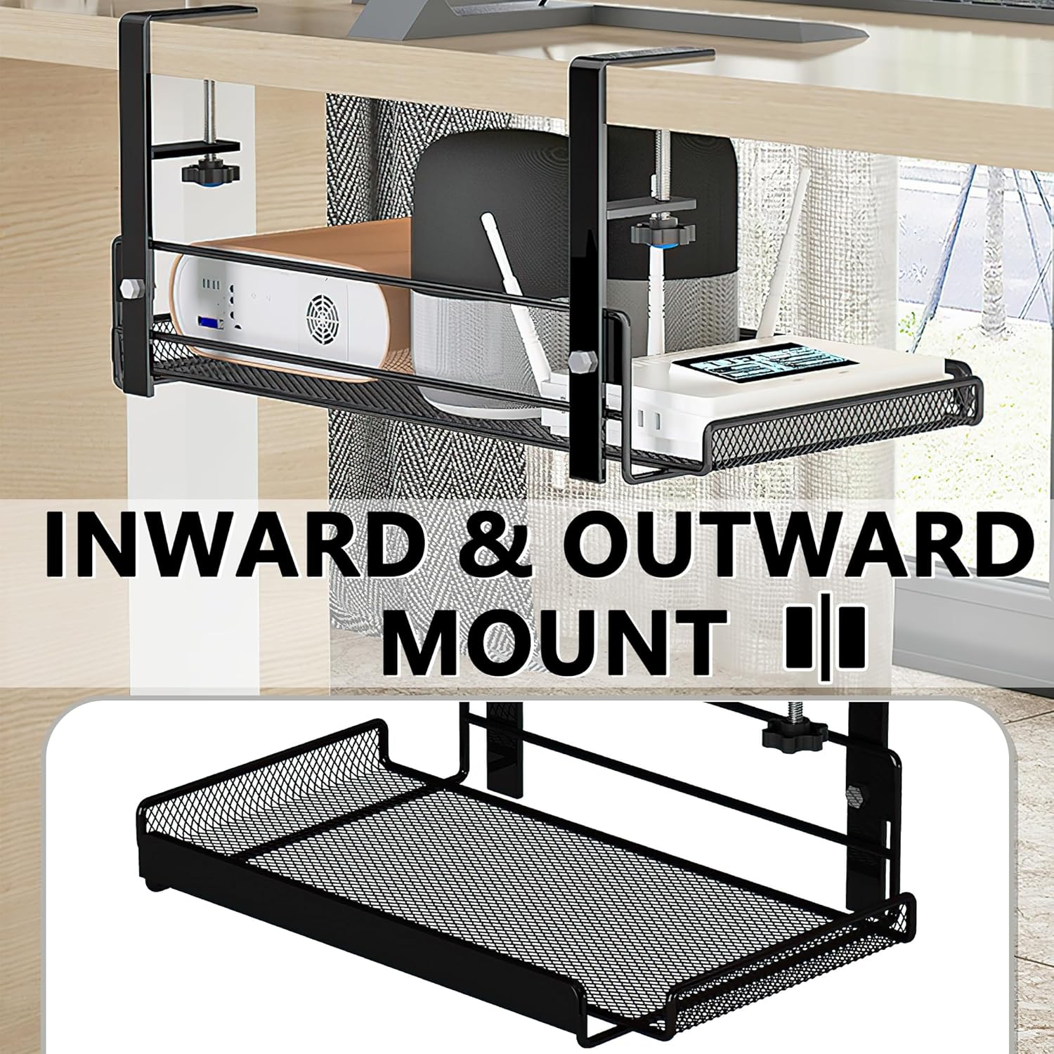 Under Desk Wire Organizer