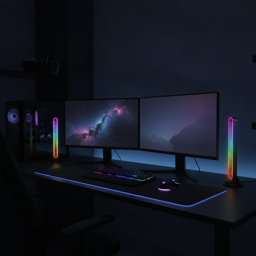 Dynamic RGB Desk Lights Set